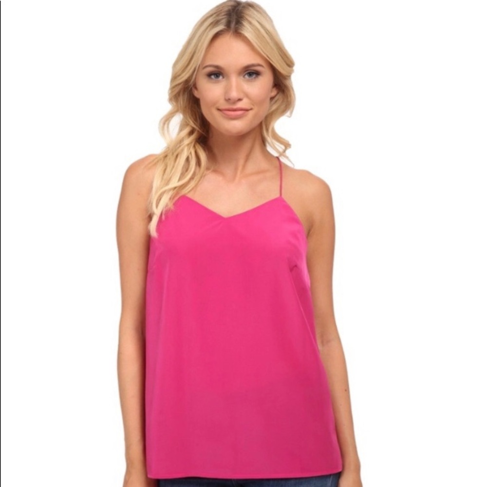 Kensie Magenta Top | Size M